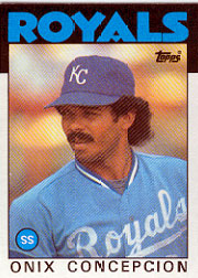1986 Topps Baseball Cards      596     Onix Concepcion